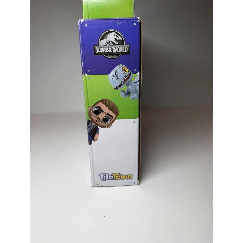 Tile Town Jurassic World Dino Rescue Magnetic Tiles Playset‎